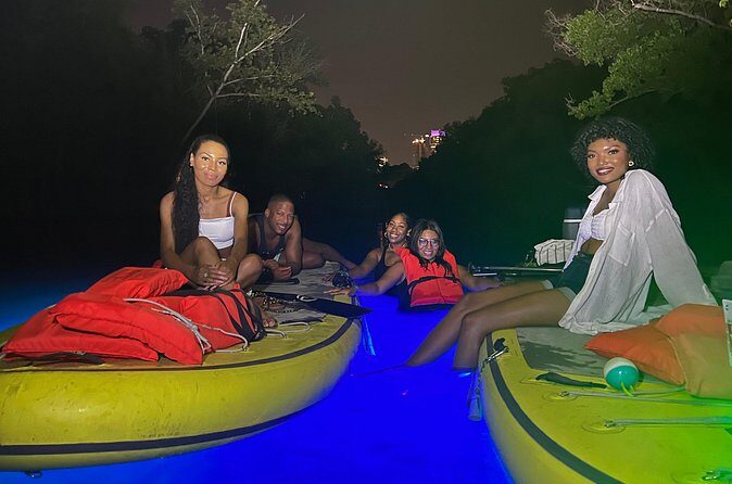 Giant Glow Paddleboarding the Downtown Skyline with Bats - Included photos: why this matters more than you think