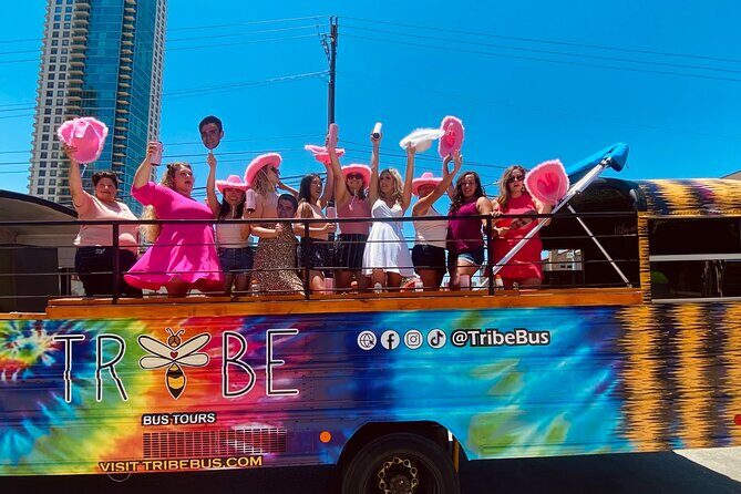 Roofless Party Bus Tour in Downtown Austin - South Congress and the Congress Avenue Bat Bridge: Music, Famous Streets, and Big City Views