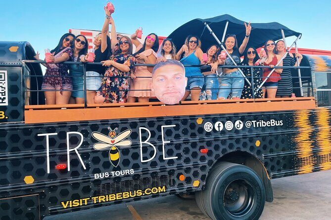 Roofless Party Bus Tour in Downtown Austin - Historic East Sixth Street and Old East Austin: Live Music Streets vs Local-Peace Spots